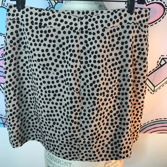 Nude & Black polka dot BCBGeneration Skirt - Picture 3 of 5